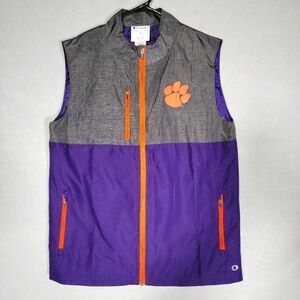 NWOT Champion Mens Authentic Athleticwear Clemson Tigers Vest Size Medium